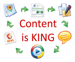 Website content is king